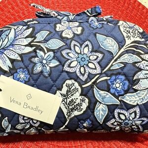 Vera Bradley Medium Travel Cosmetics Organizer Tropics‎ Tapestry NWT